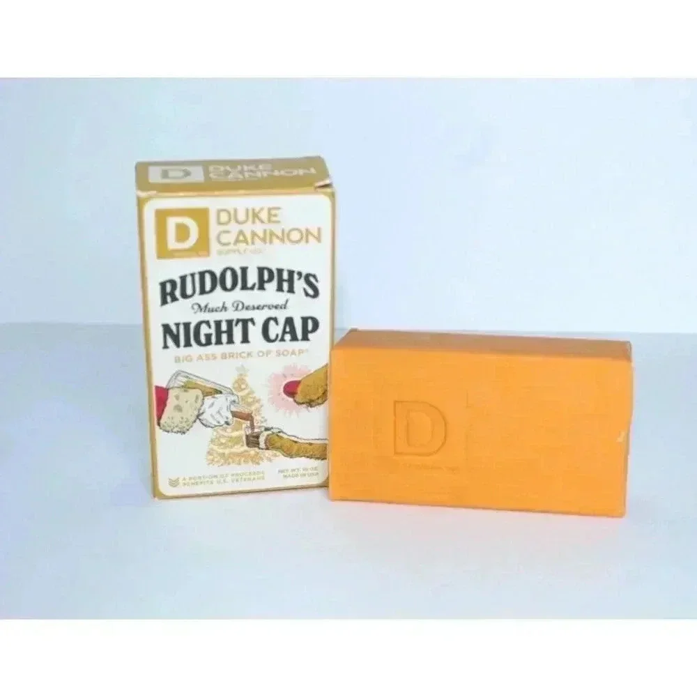 Duke Cannon Supply Co.‎ Rudolph's Much Deserved Night Cap BAR SOAP 10 OZ NEW